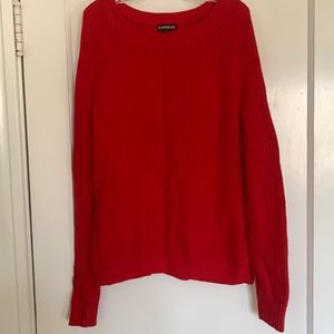 Size small express red sweater